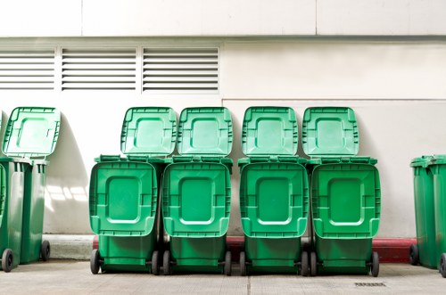 Recycling facilities processing construction waste